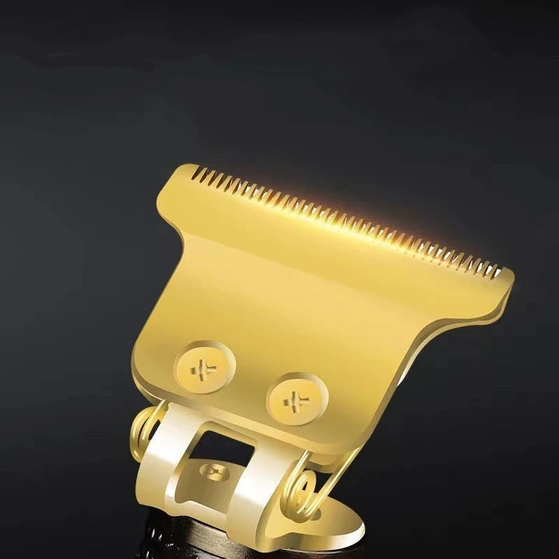Máquina de cortar cabelo profissional bateria recarregável
