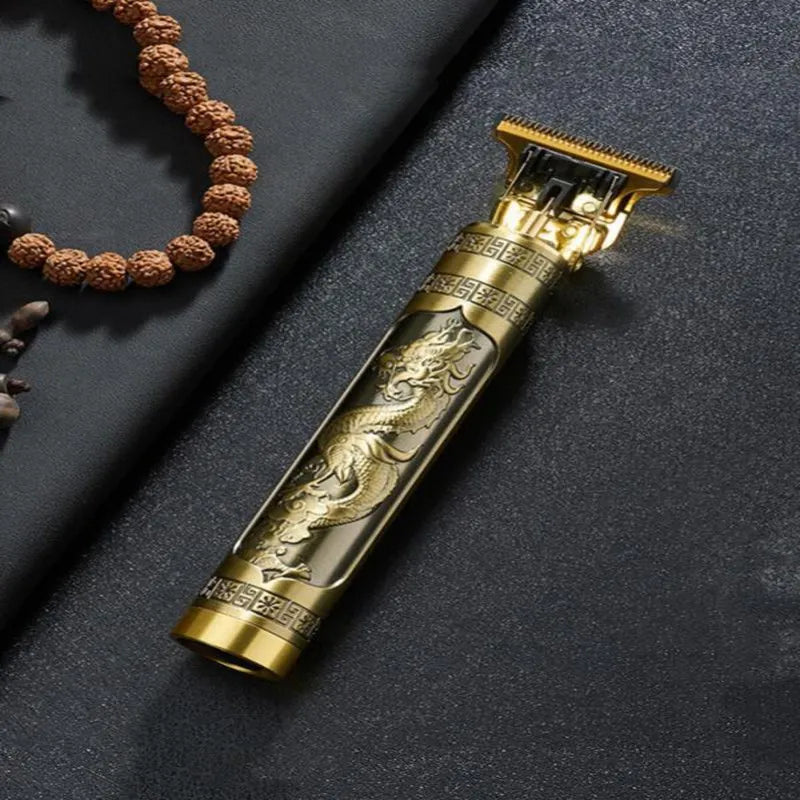 Máquina de cortar cabelo profissional bateria recarregável
