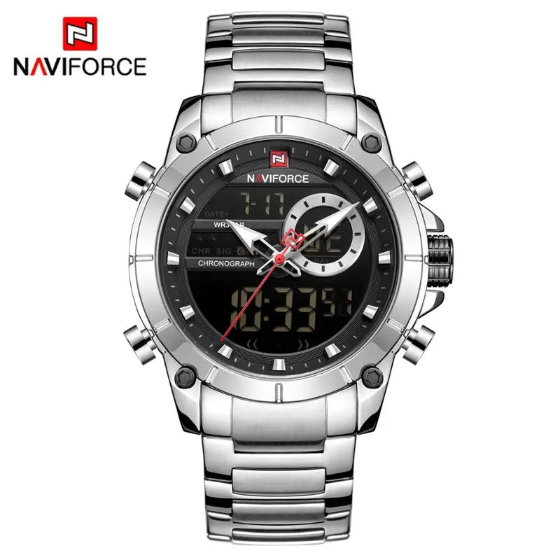 Relógio Masculino NAVIFORCE 9163 - Luxo, Esportivo e Resistente