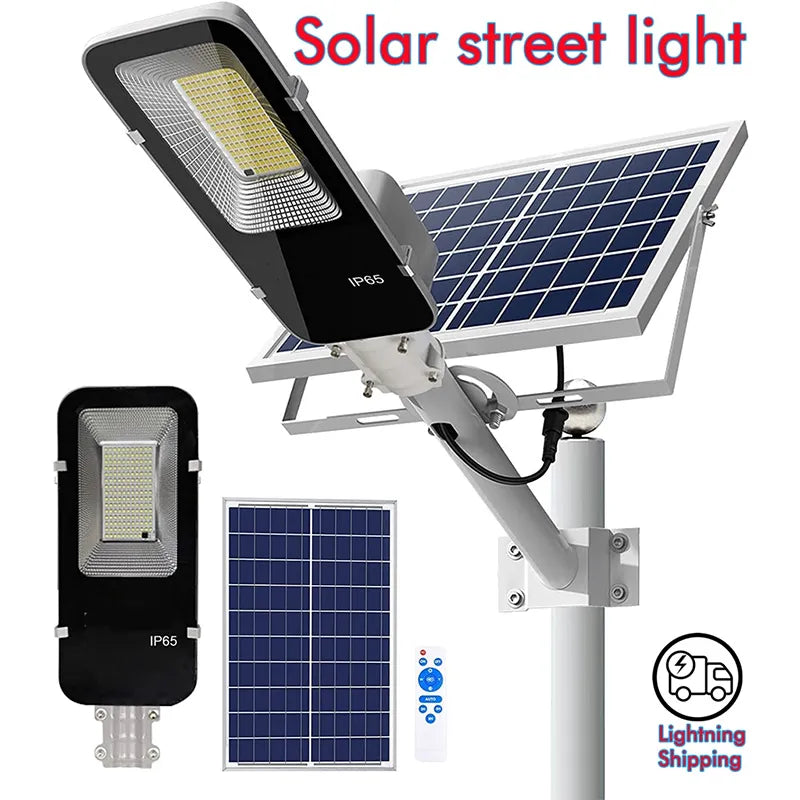 Luz solar externa de rua 350/120LED 6500K IP65 à prova d'água para garagem jardim terraço para entrada de propriedades