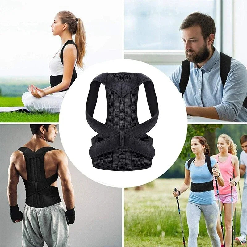 Colete Postural Premium: Suporte Lombar Ajustável e Alinhamento Perfeito da Coluna