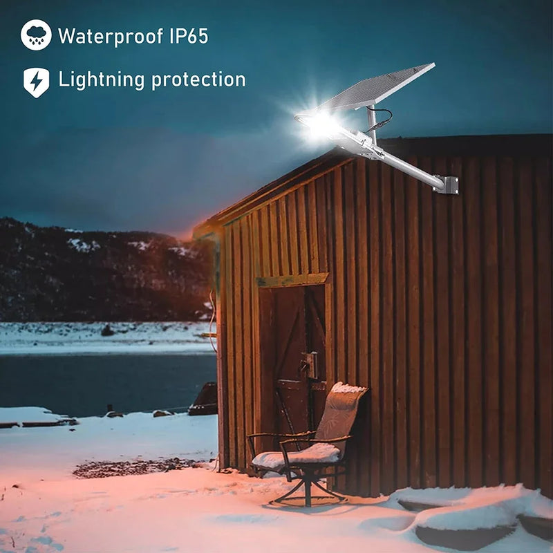 Luz solar externa de rua 350/120LED 6500K IP65 à prova d'água para garagem jardim terraço para entrada de propriedades