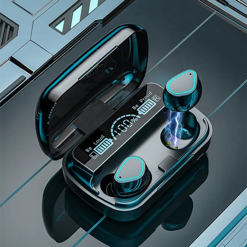 Novo fone de ouvido Bluetooth TWS 5.2 - sem fio.
