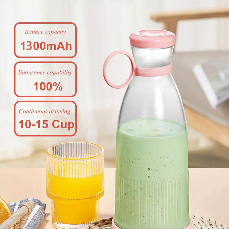 Misturadores recarregáveis espremedores de frutas frescas USB portátil garrafa de suco mini liquidificador elétrico rápido