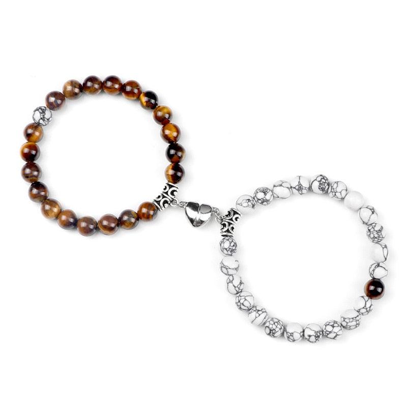 2 pçs/set Ímã Braceletes Casal Vintage - SELETO