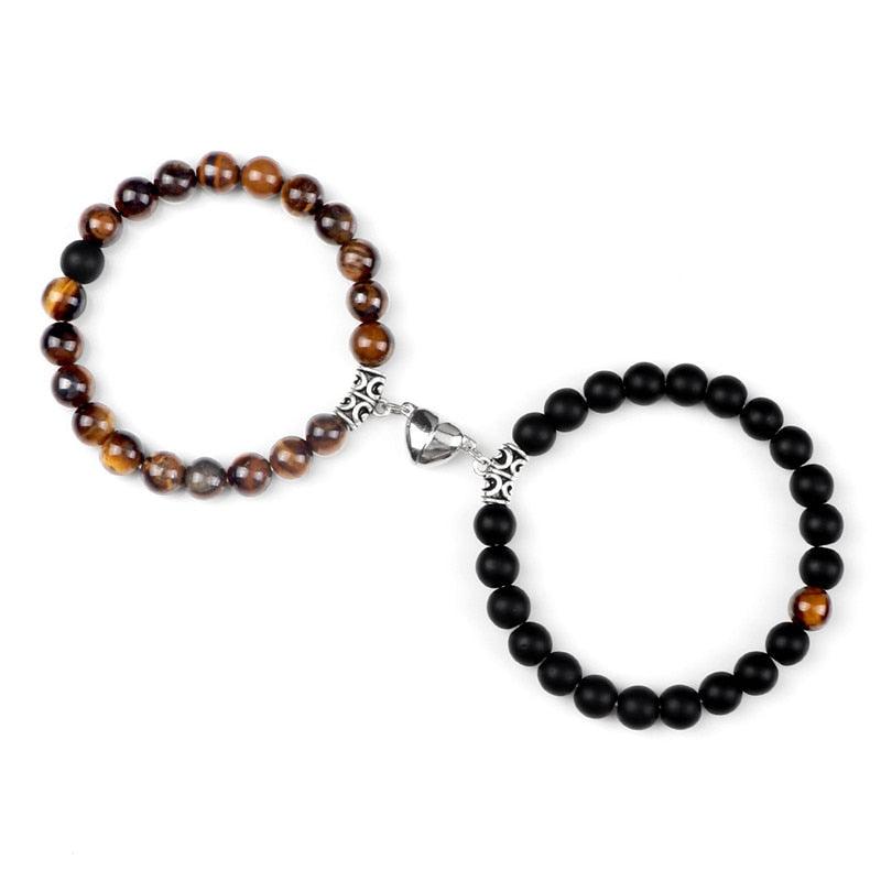 2 pçs/set Ímã Braceletes Casal Vintage - SELETO