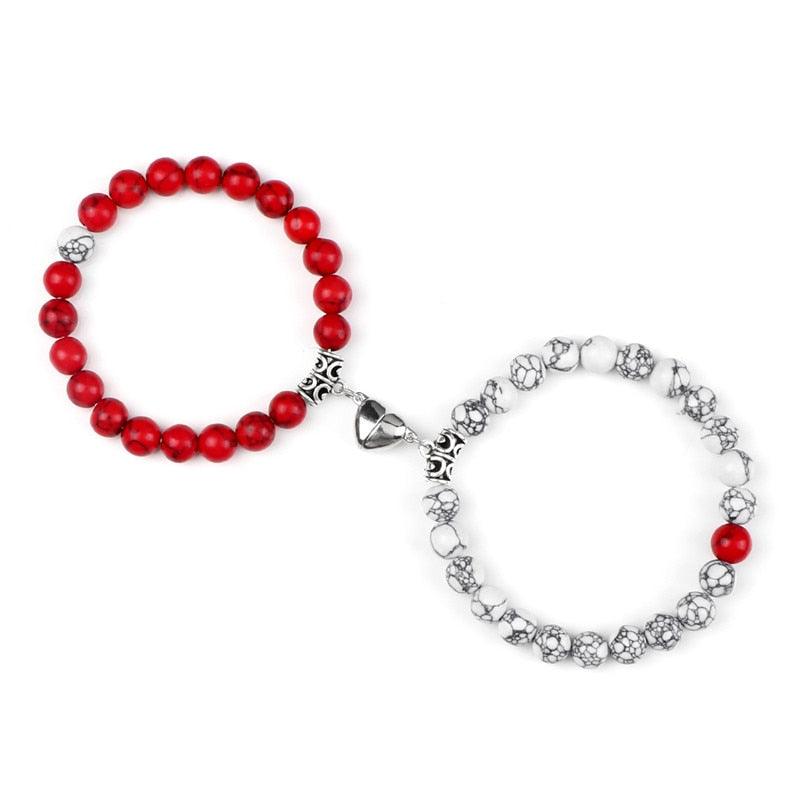 2 pçs/set Ímã Braceletes Casal Vintage - SELETO