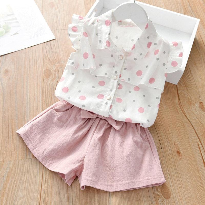 CONJUNTO INFANTIL SAIA JEANS - SELETO