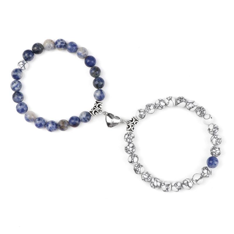 2 pçs/set Ímã Braceletes Casal Vintage - SELETO