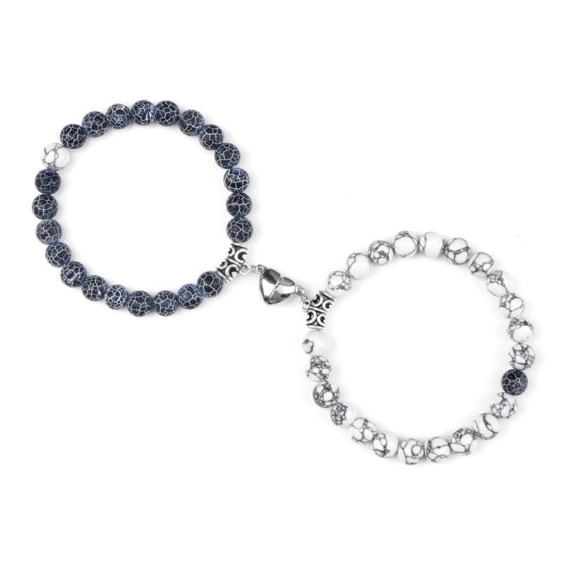 2 pçs/set Ímã Braceletes Casal Vintage - SELETO