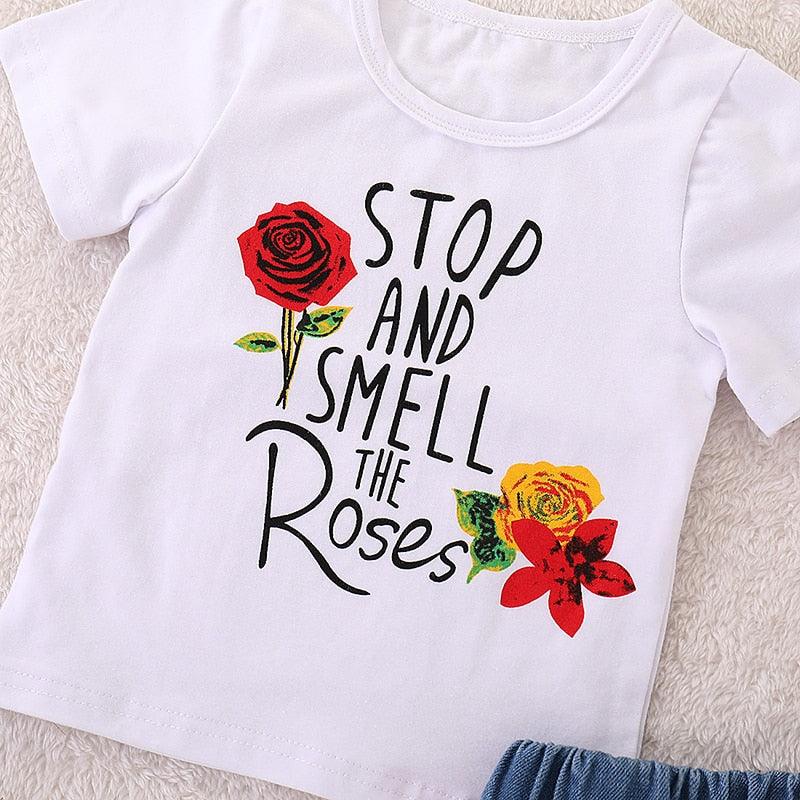 CONJUNTO INFANTIL SAIA JEANS - SELETO