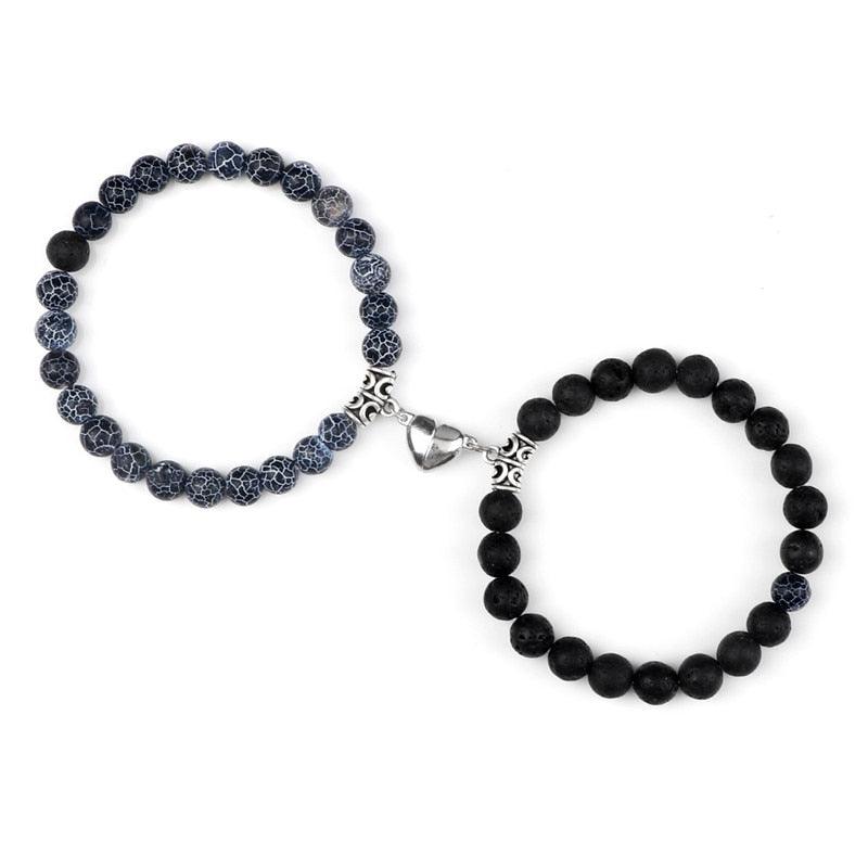 2 pçs/set Ímã Braceletes Casal Vintage - SELETO
