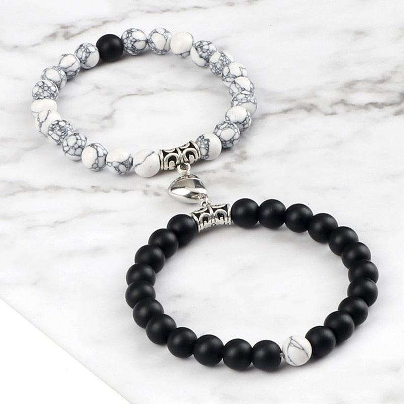 2 pçs/set Ímã Braceletes Casal Vintage - SELETO
