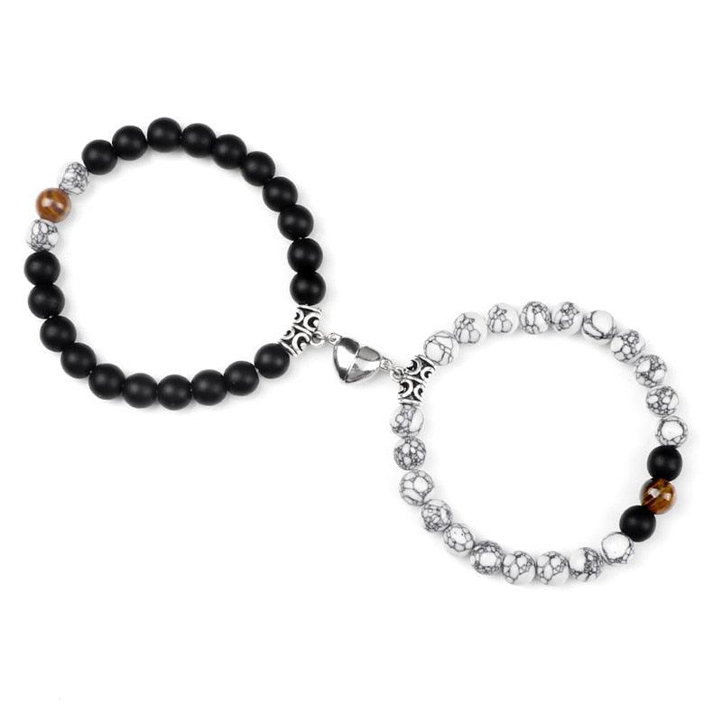 2 pçs/set Ímã Braceletes Casal Vintage - SELETO