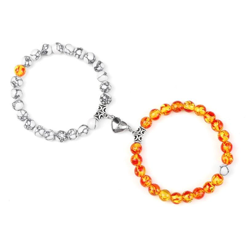 2 pçs/set Ímã Braceletes Casal Vintage - SELETO