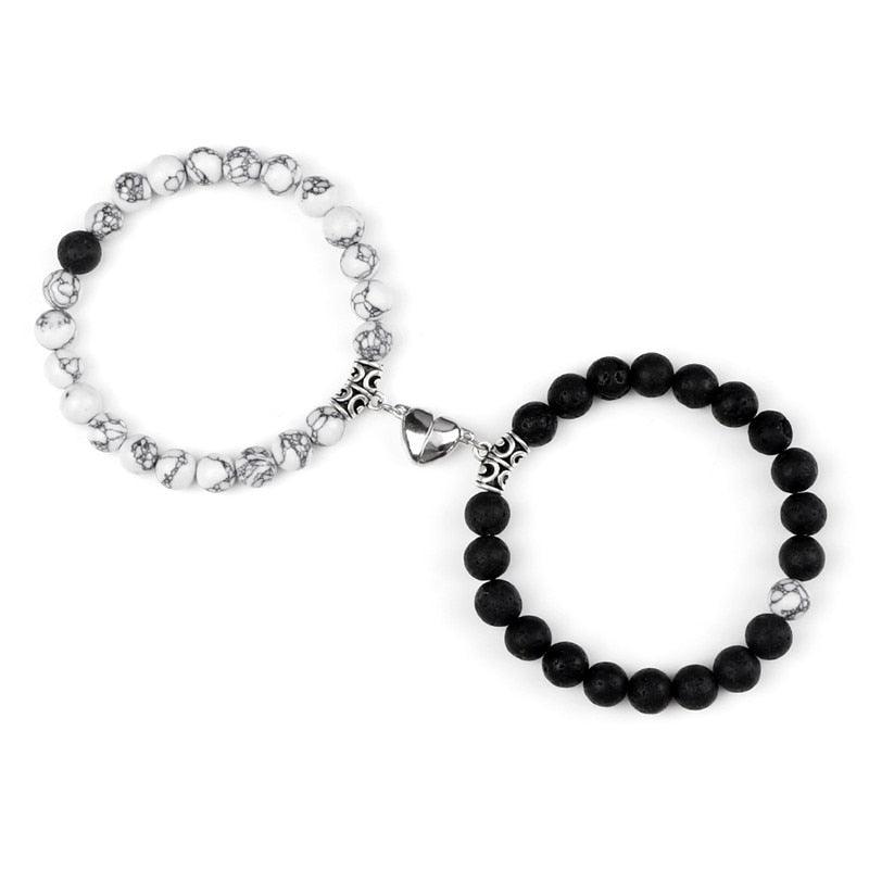 2 pçs/set Ímã Braceletes Casal Vintage - SELETO