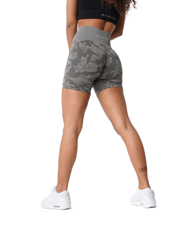 Shorts sem costura camuflado - SELETO