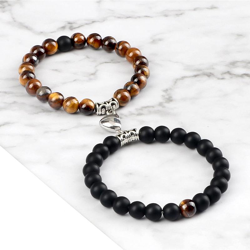 2 pçs/set Ímã Braceletes Casal Vintage - SELETO