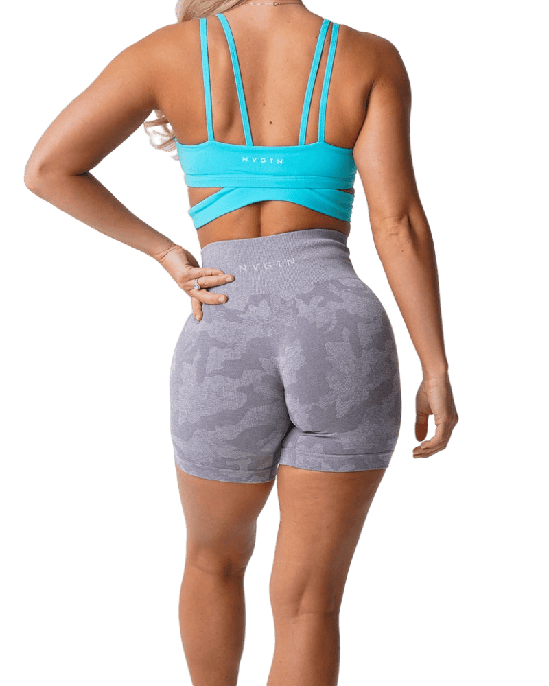 Shorts sem costura camuflado - SELETO