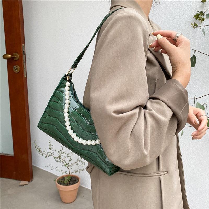 Bolsa nas axilas feminina retrô - SELETO