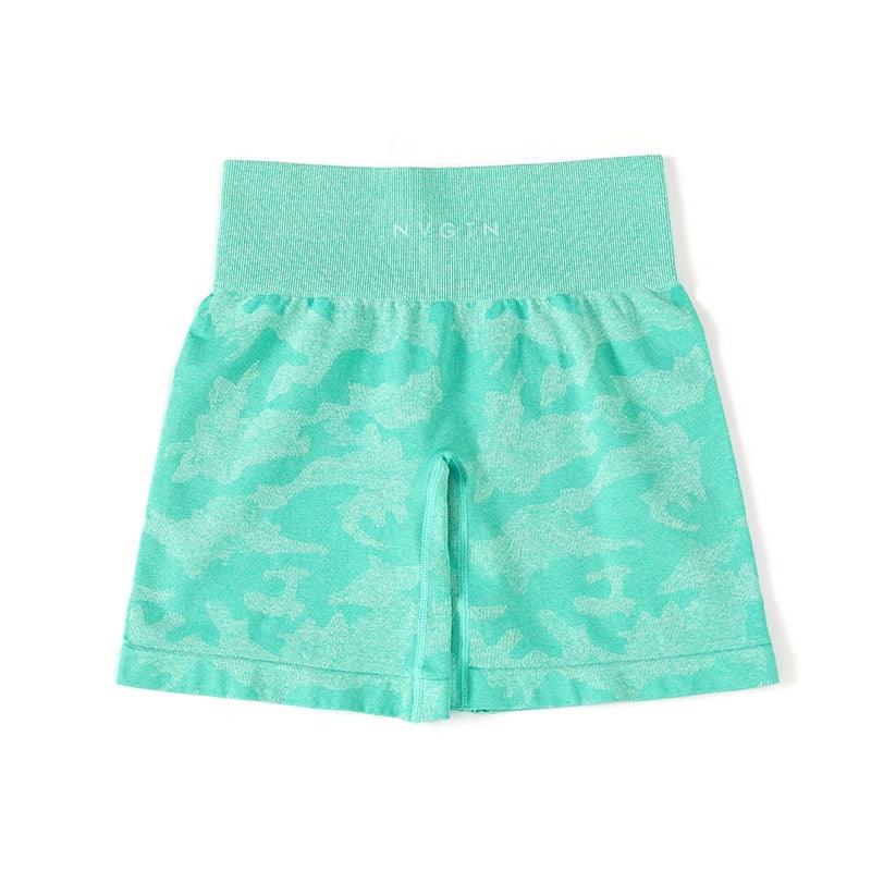 Shorts sem costura camuflado - SELETO