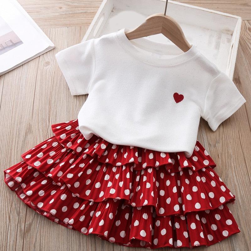 CONJUNTO INFANTIL SAIA JEANS - SELETO